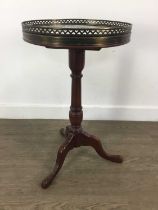 MARBLE TOPPED WINE TABLE,