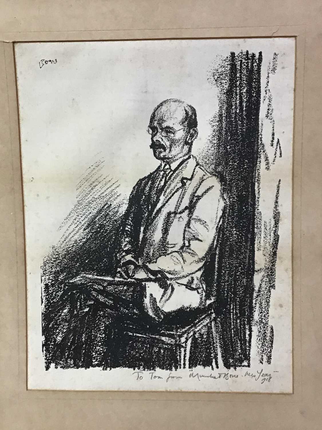 SIR MUIRHEAD BONE (SCOTTISH, 1876 - 1953), PORTRAIT,