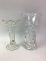 LARGE GROUP OF GLASS VASES,