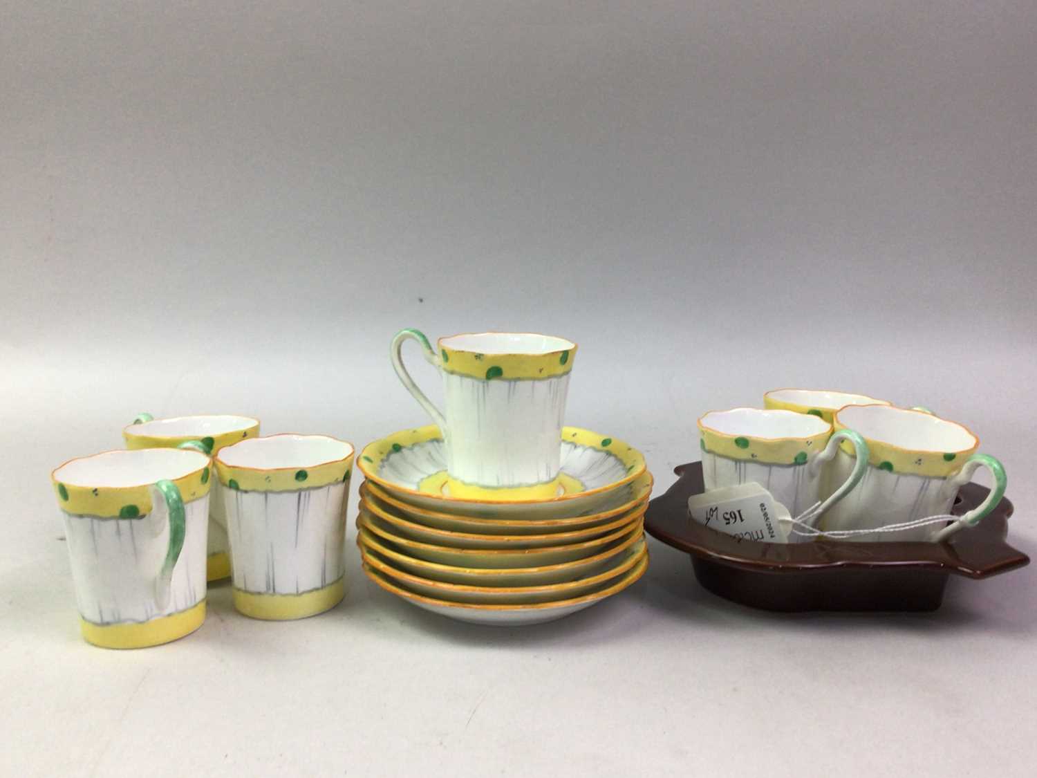 GRAFTON COFFEE SERVICE, AND FOUR CARLTON WARE COMPORTS - Image 2 of 4