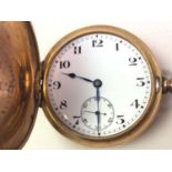 LATE VICTORIAN TOP WIND POCKET WATCH,