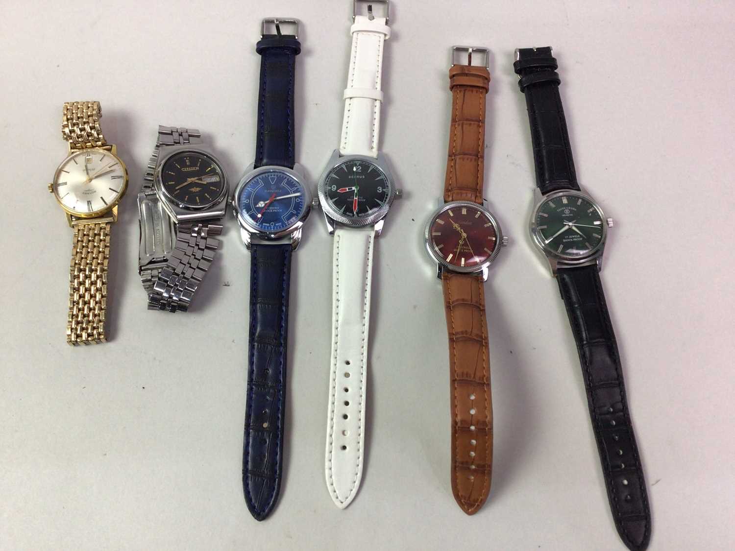 GROUP OF GENTLEMAN'S WRIST WATCHES, - Image 2 of 2