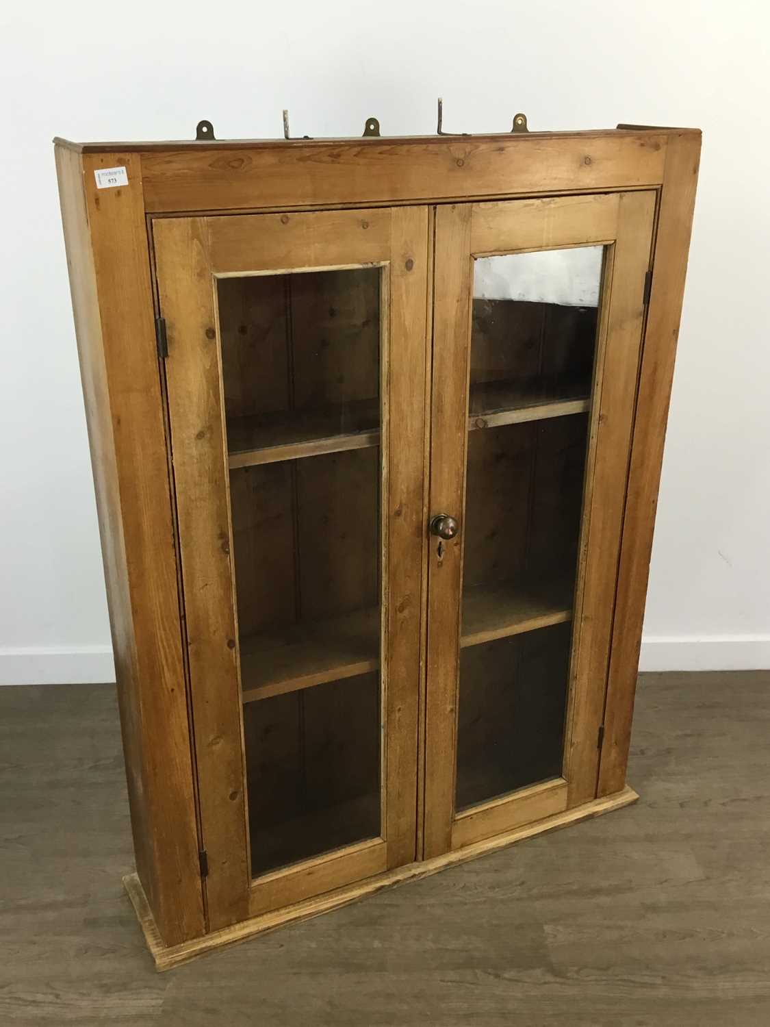 OAK HANGING CUPBOARD,