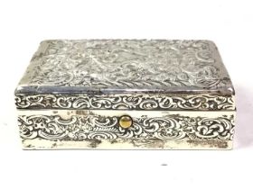 SILVER EMBOSSED BOX,