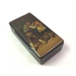 19TH CENTURY SNUFF BOX, AND TWO OTHERS