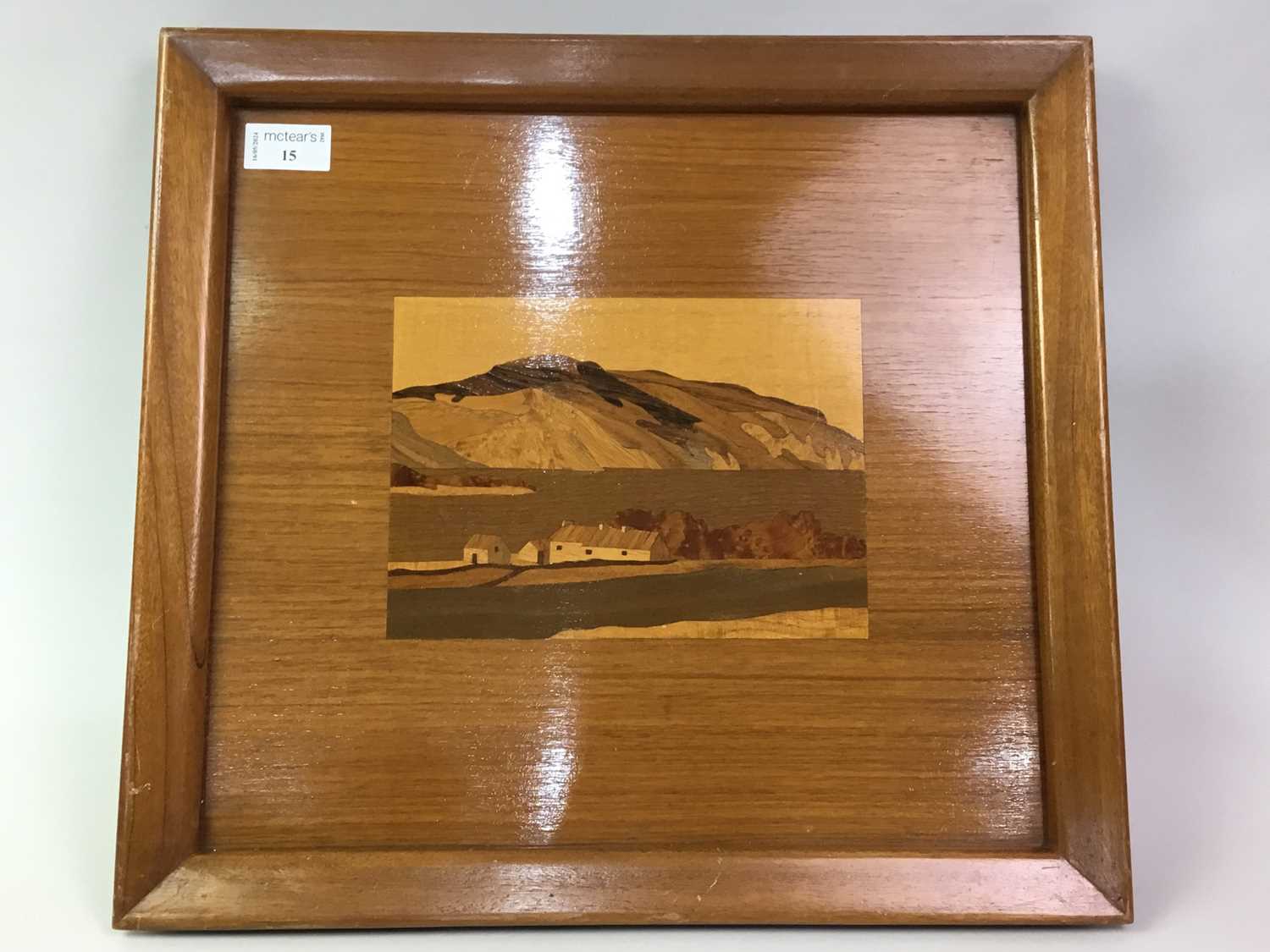 MARQUETRY PANEL, 20TH CENTURY IN THE STYLE OF SPINDLER