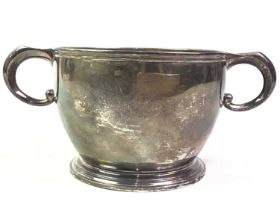 GEORGE V SCOTTISH SILVER TWO-HANDLED BOWL, J WEIR LTD, GLASGOW 1926