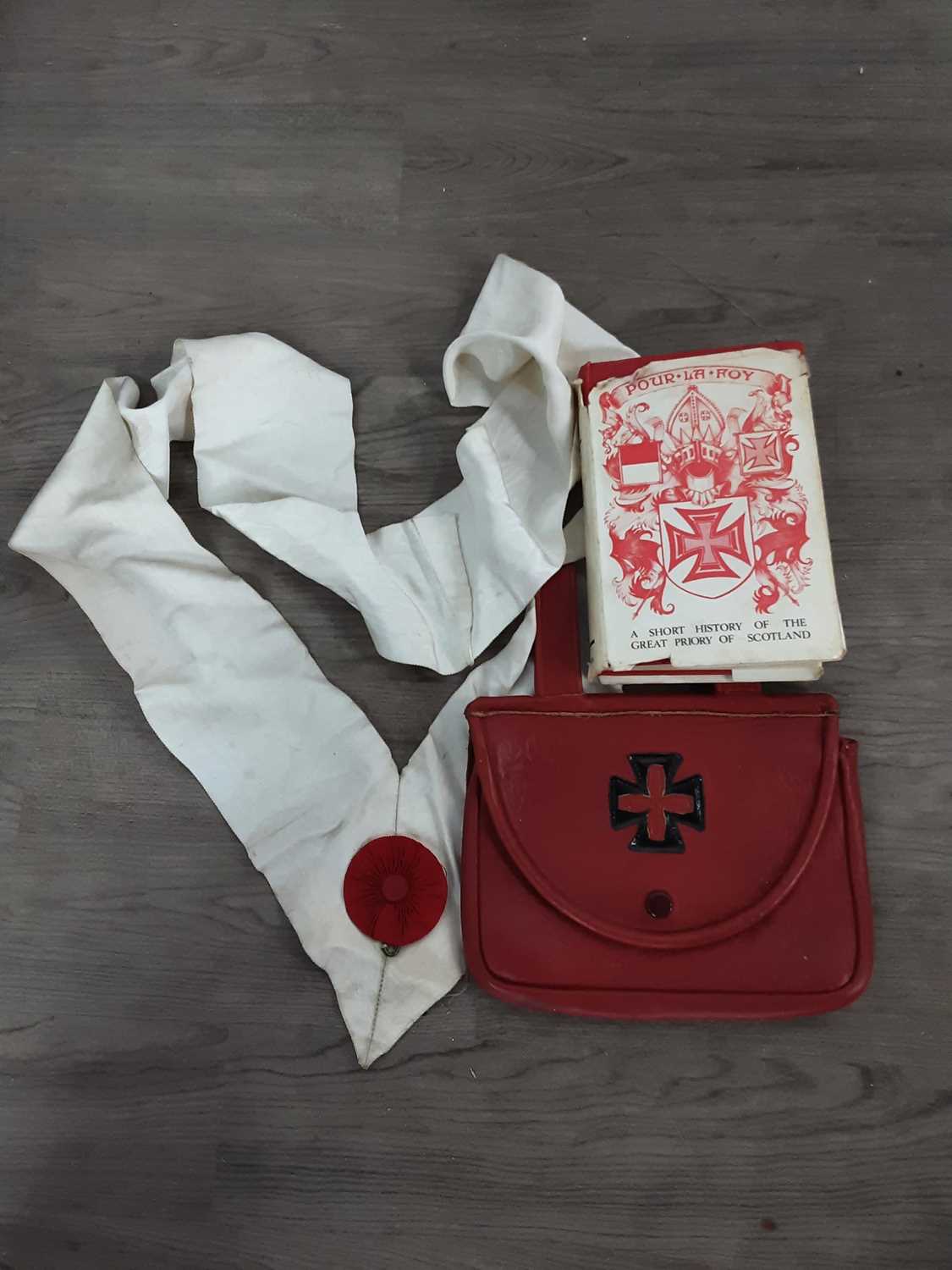 KNIGHT'S OF ST. COLUMBA, ALONG WITH A LEATHER TRAVEL BAG, - Image 2 of 4