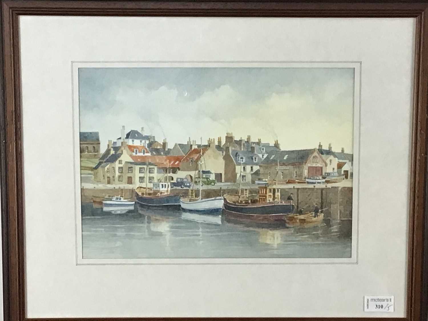 PAIR OF WATERCOLOURS, ANSTRUTHER & PITTENWEEM