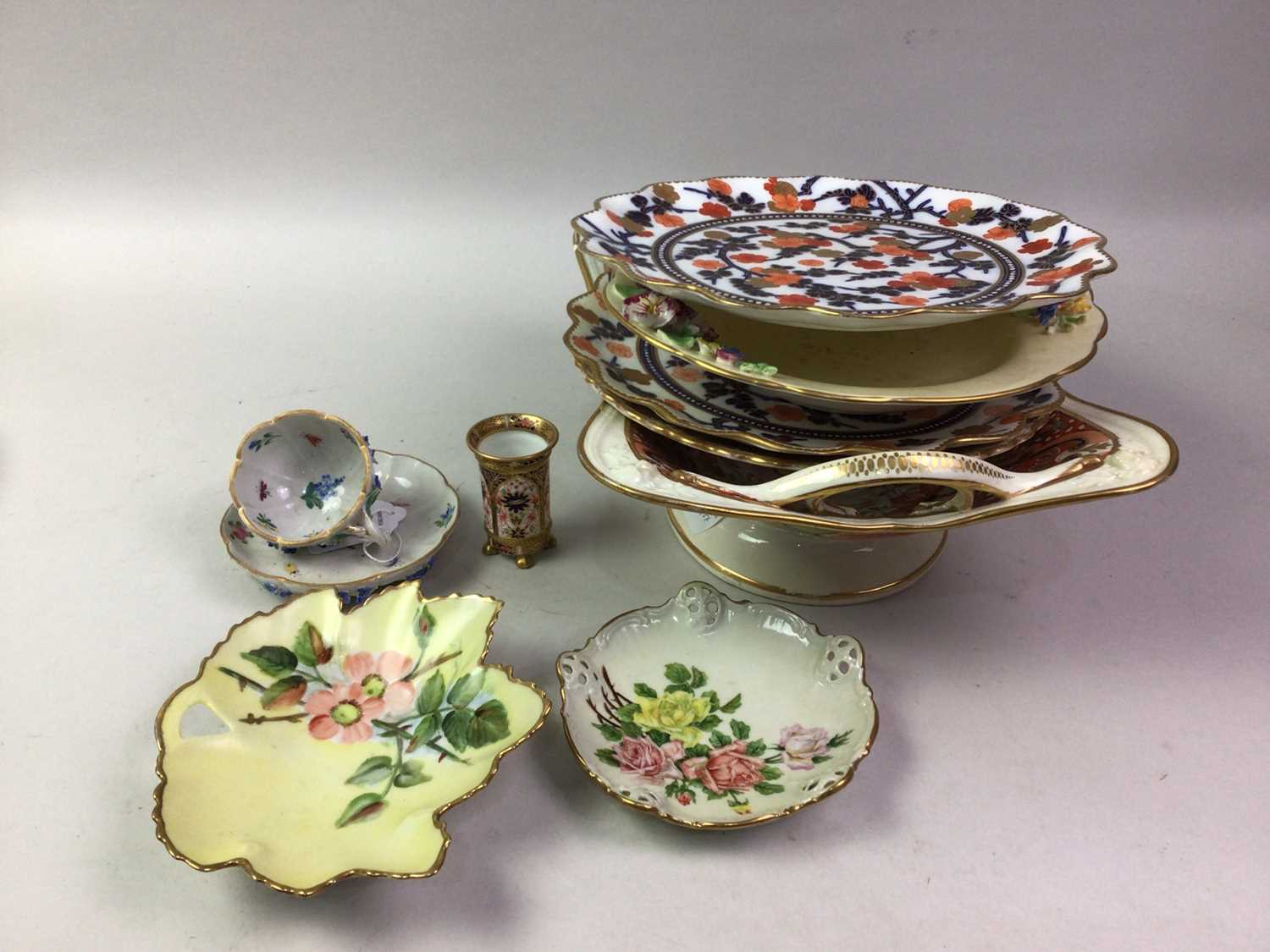 ROYAL CROWN DERBY MINIATURE VASE, AND OTHER CERAMICS - Image 2 of 3