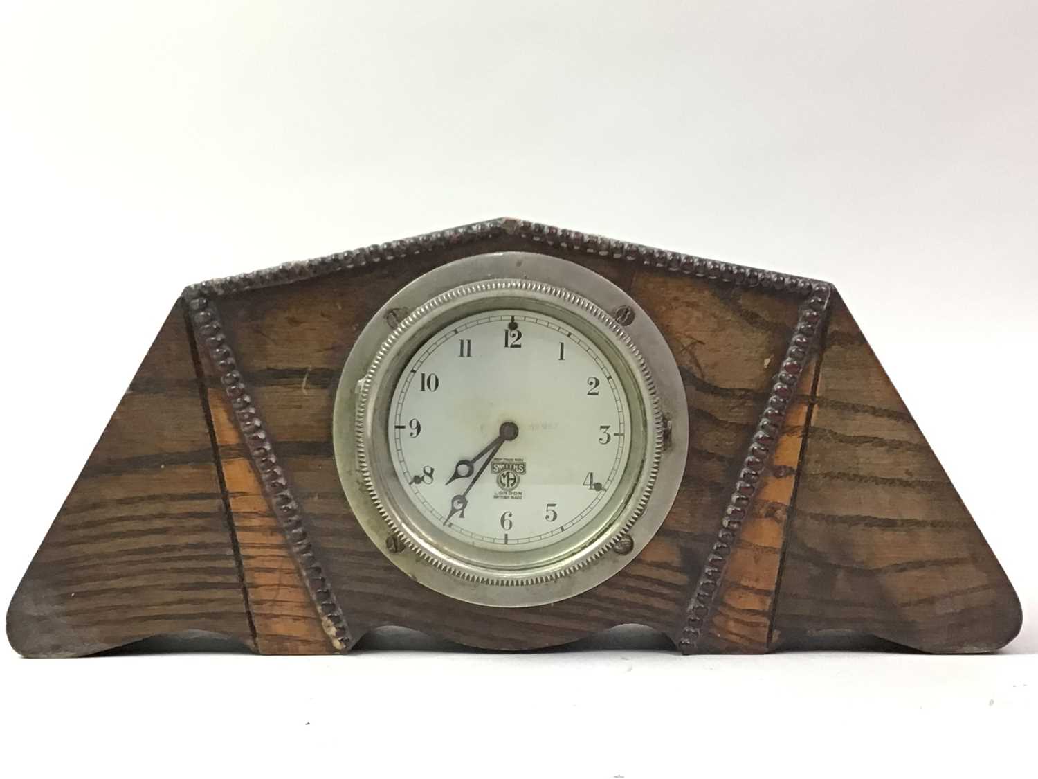 SMITH'S ART DECO STYLE MANTEL CLOCK, AND OTHER ITEMS