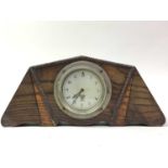 SMITH'S ART DECO STYLE MANTEL CLOCK, AND OTHER ITEMS