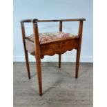 VINTAGE PIANO STOOL,