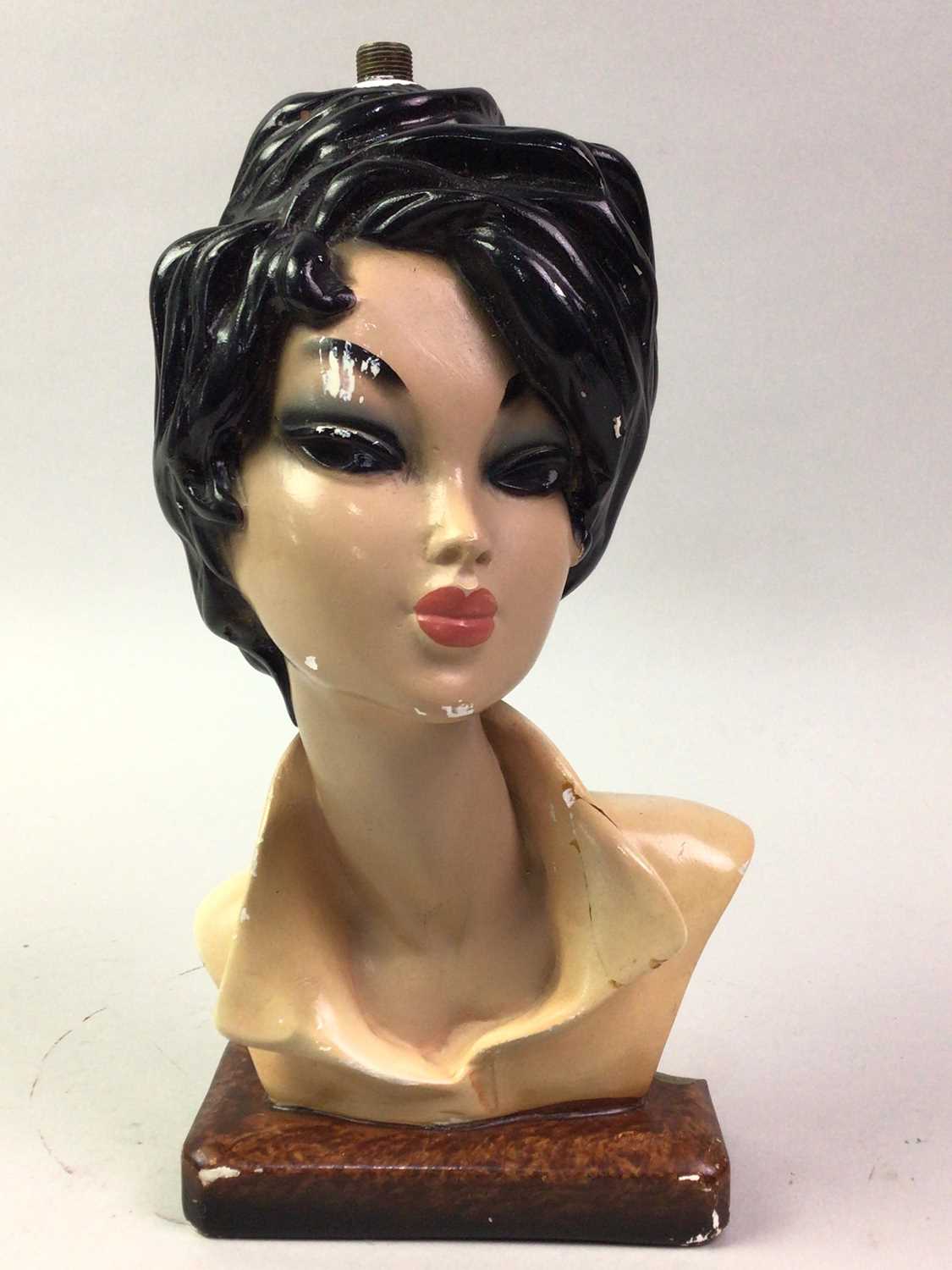 ART DECO FEMALE BUST, 20TH CENTURY