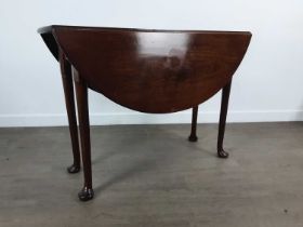 MAHOGANY DROP LEAF DINING TABLE,