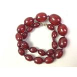CHERRY AMBER NECKLACE,