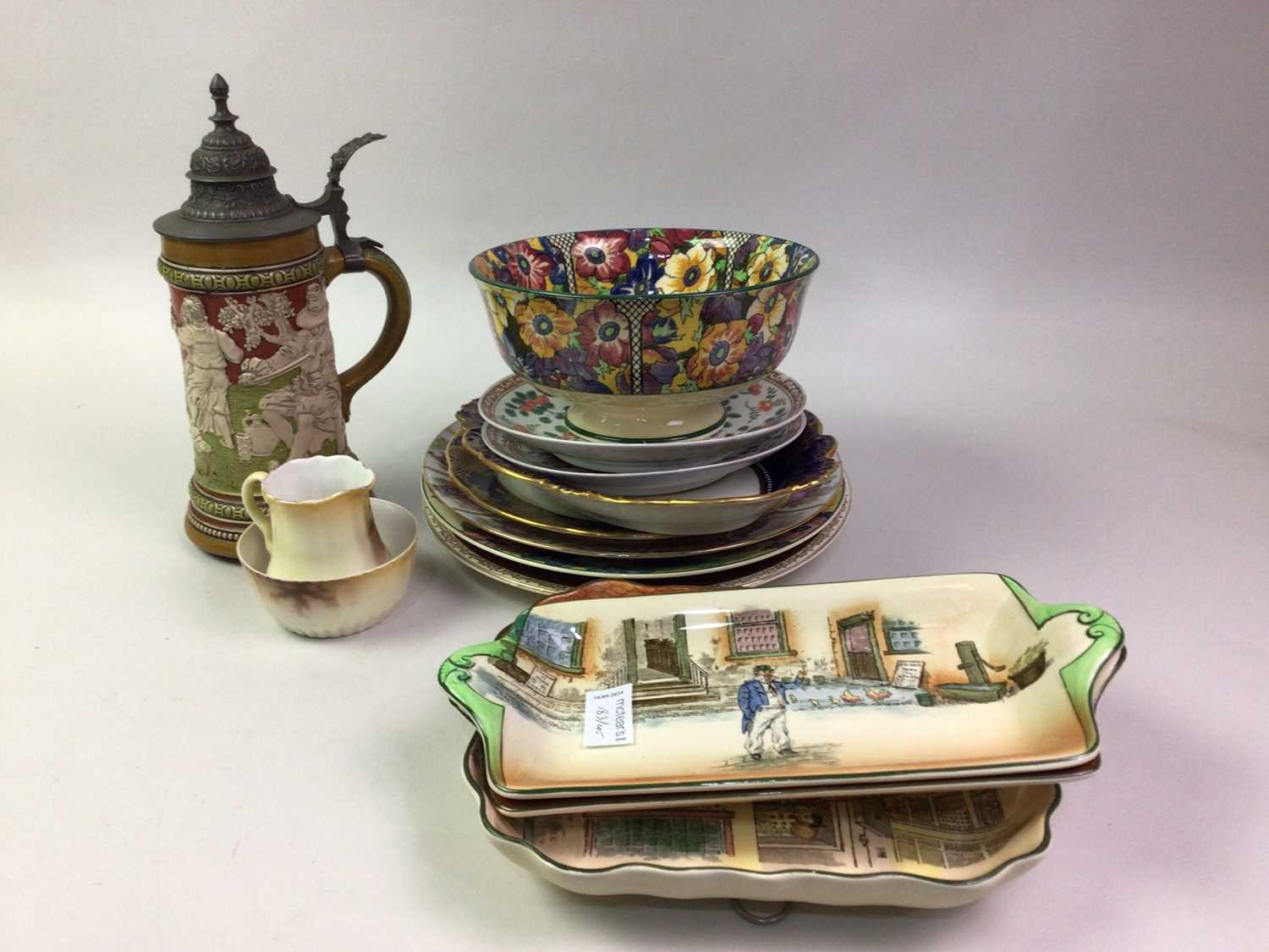 GROUP OF ROYAL DOULTON DICKENS WARE, AND OTHER CERAMICS - Bild 2 aus 3