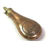 VICTORIAN COPPER POWDER FLASK