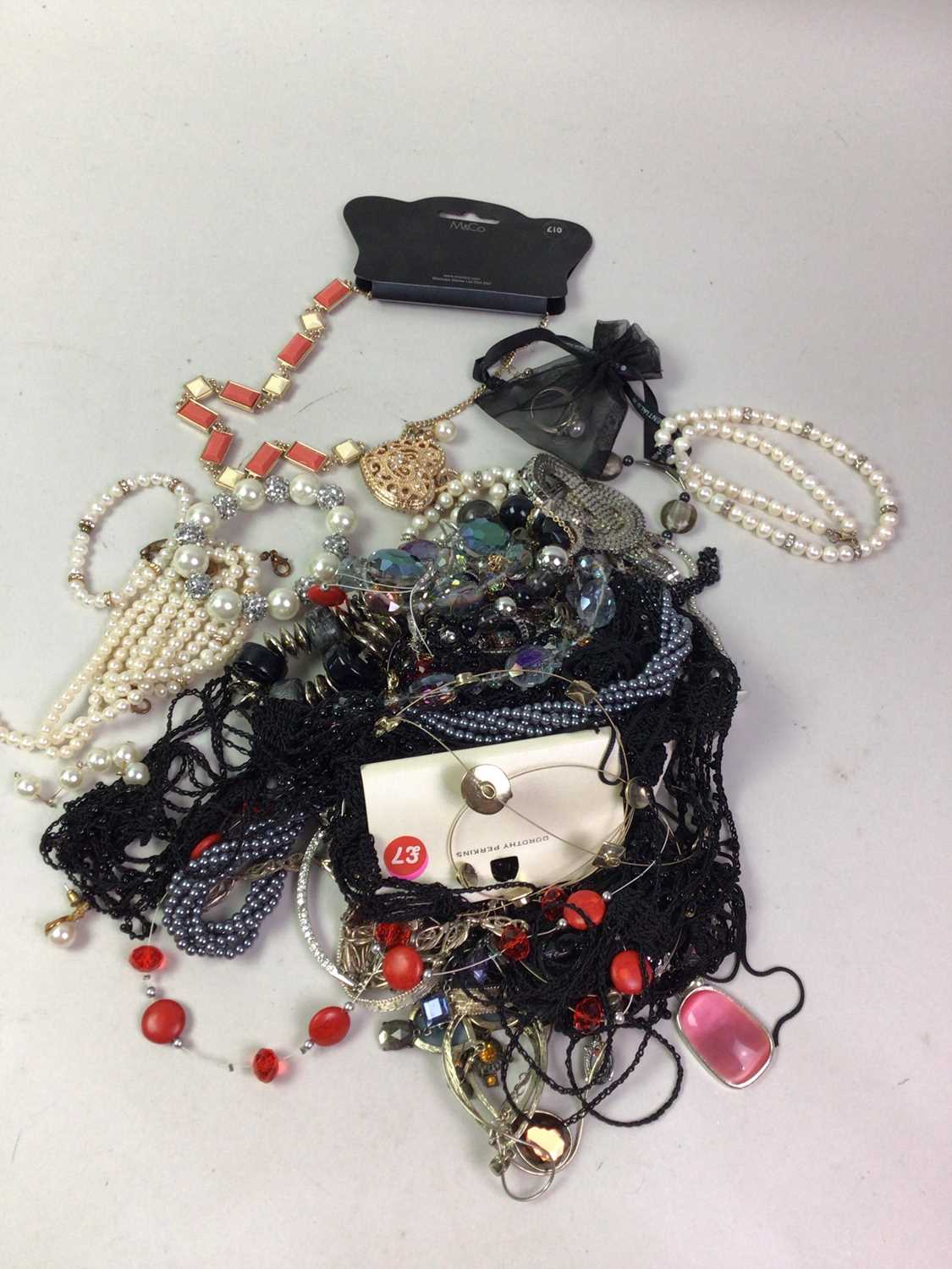 COLLECTION OF COSTUME JEWELLERY, - Image 2 of 4