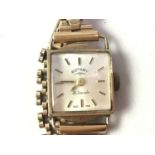 ROTARY NINE CARAT GOLD WRIST WATCH, AND OTHER ITEMS