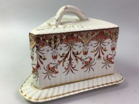 NINE VICTORIAN AND LATER CHEESE DISHES AND COVERS,