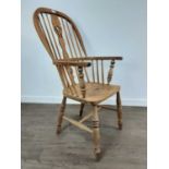 ELM AND ASH WINDSOR ARMCHAIR,