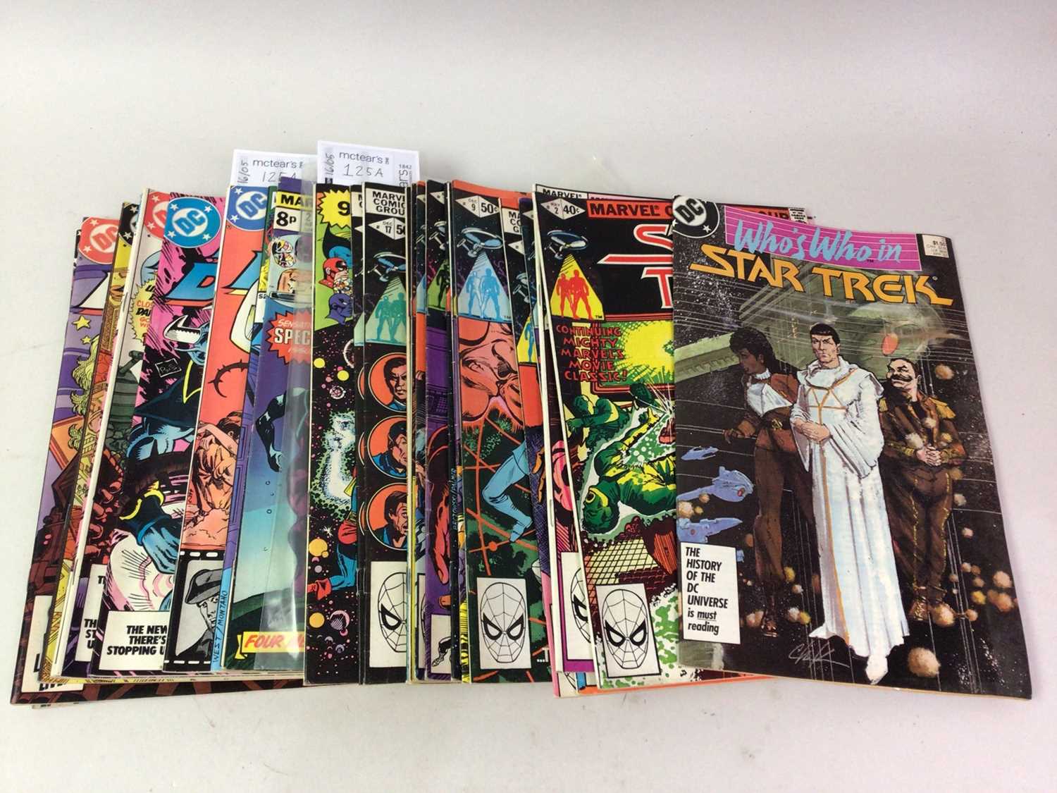 COLLECTION OF STAR TREK COMIC BOOKS, AND OTHER MARVEL AND DC COMIC BOOKS - Image 2 of 2