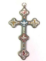 ITALIAN MICROMOSAIC CROSS,