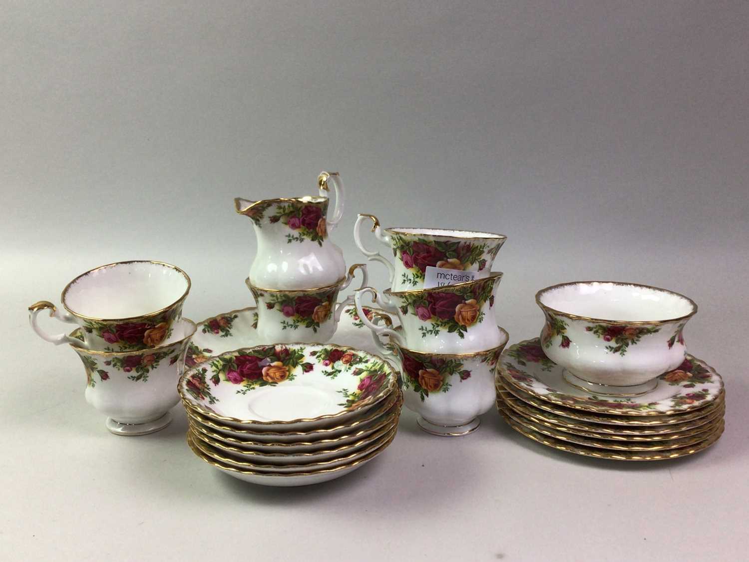 ROYAL ALBERT PART TEA SERVICE, OLD COUNTRY ROSES PATTERN - Image 2 of 2