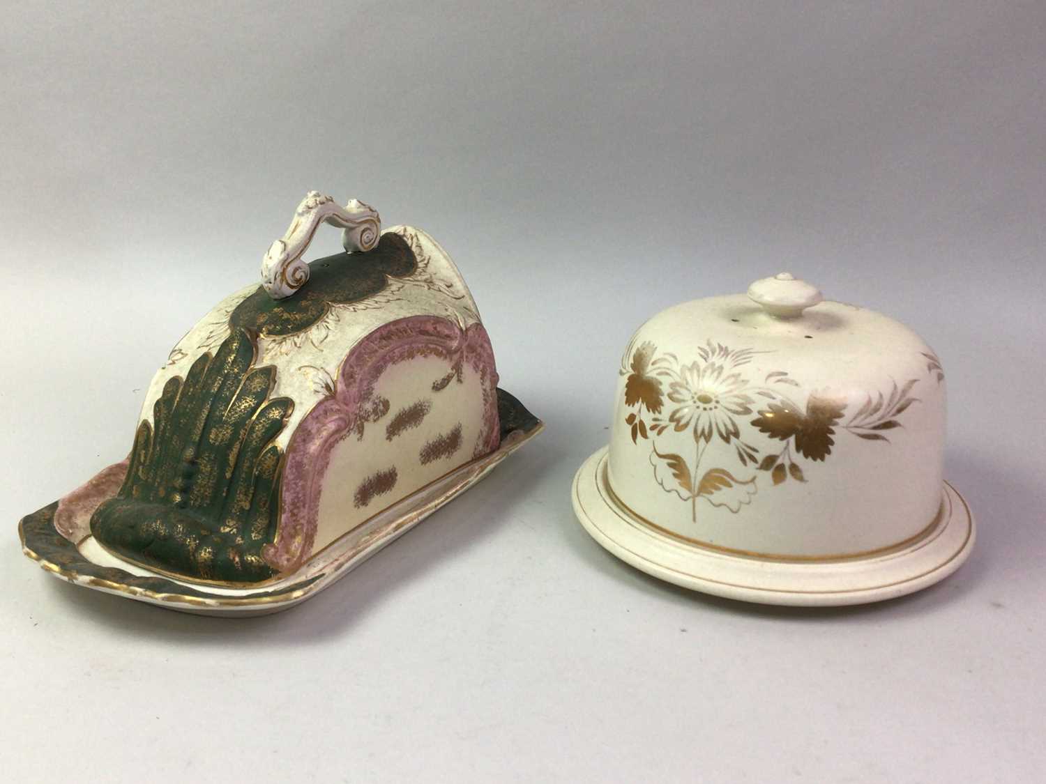 NINE VICTORIAN AND LATER CHEESE DISHES AND COVERS, - Image 2 of 4