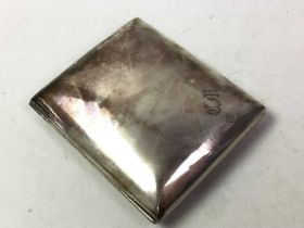 EDWARD VII SILVER CIGARETTE CASE, AND OTHER ITEMS