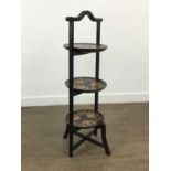 FOLDING THREE TIER CAKE STAND,