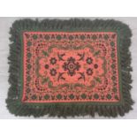 TWO CASA PUPO WOOL THROWS/RUGS,