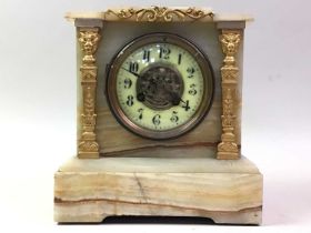 ONYX MANTEL CLOCK,