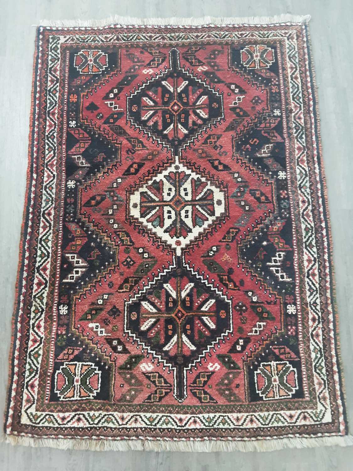 SHIRAZ RUG, - Image 2 of 3