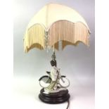 FLORENCE RESIN FIGURE LAMP,