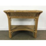 MODERN BAMBOO SIDE TABLE,