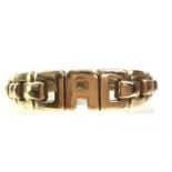 NINE CARAT GOLD 'DAD' RING,