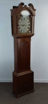 OAK LONGCASE CLOCK,