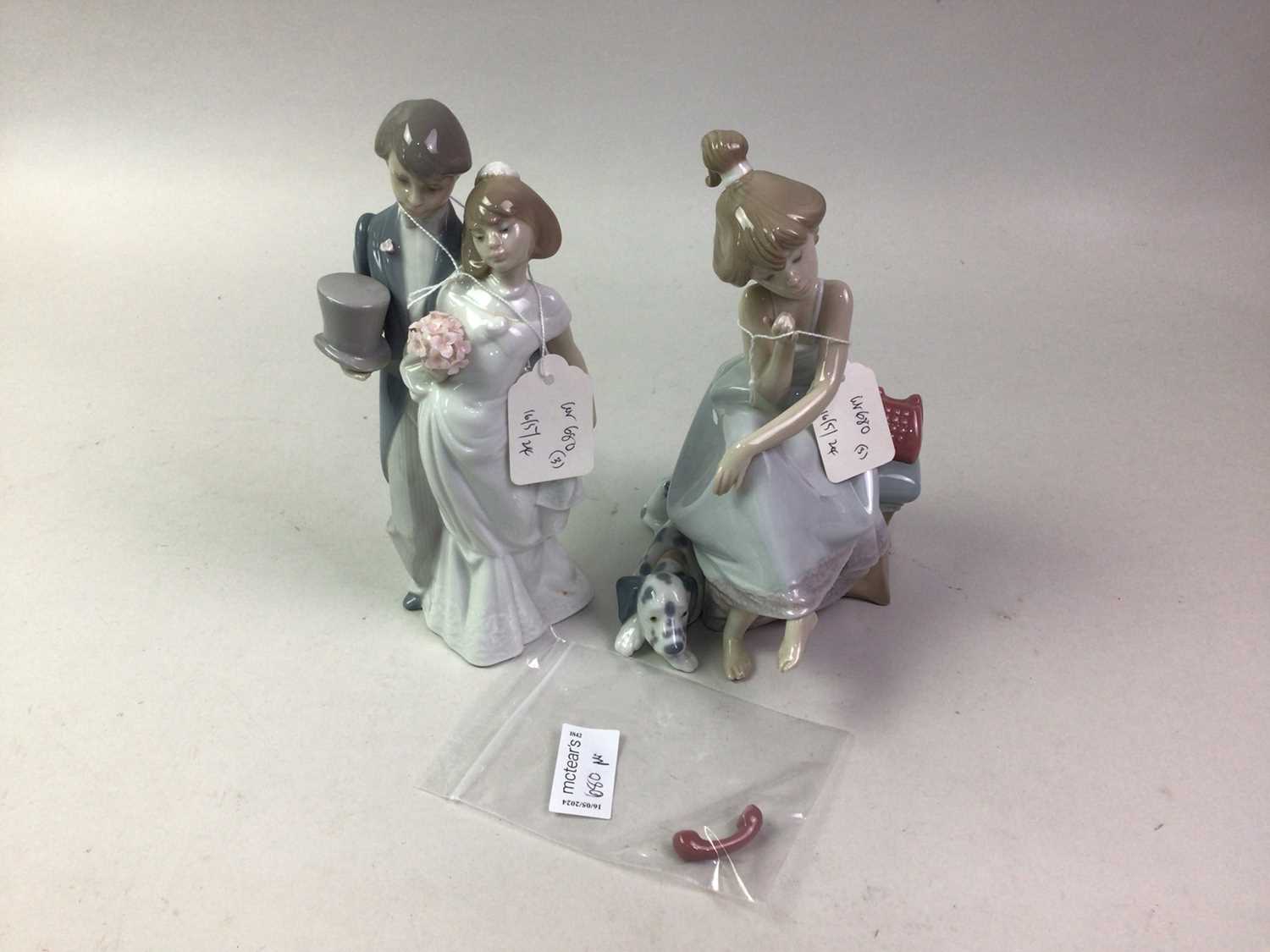 THREE LLADRO FIGURES, - Image 2 of 2