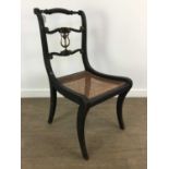 GROUP OF THREE CHAIRS, LATE 19TH/EARLY 20TH CENTURY