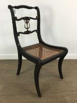 GROUP OF THREE CHAIRS, LATE 19TH/EARLY 20TH CENTURY