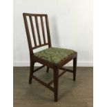 SET OF SIX GEORGE III MAHOGANY DINING CHAIRS, CIRCA 1790