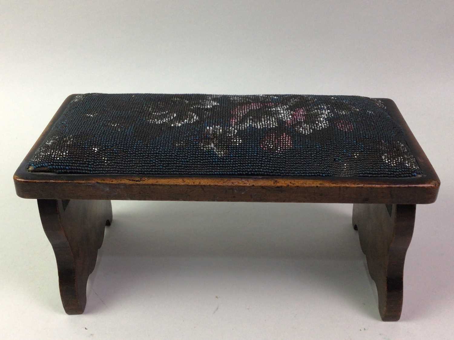 MINIATURE FOLDING STOOL, AND A WOODEN QURAN FOLDING STAND - Image 2 of 2