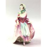 GROUP OF EIGHT ROYAL DOULTON FIGURES,