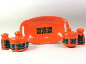 RETRO WEST GERMAN KITCHEN SET BY EMSA, C.1970S