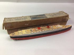 RMS QUEEN MARY 'TAKE TO PIECES' MODEL MADE BY CHAD VALLEY