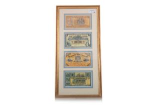 COLLECTION OF FRAMED AND LOOSE BANKNOTES,