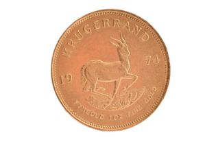 SOUTH AFRICAN GOLD KRUGERRAND,