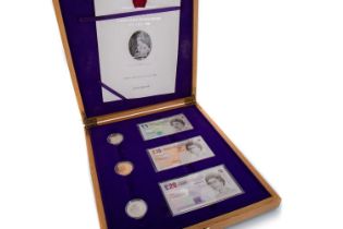 ELIZABETH II CORONATION ANNIVERSARY CROWN AND BANKNOTE COLLECTION,